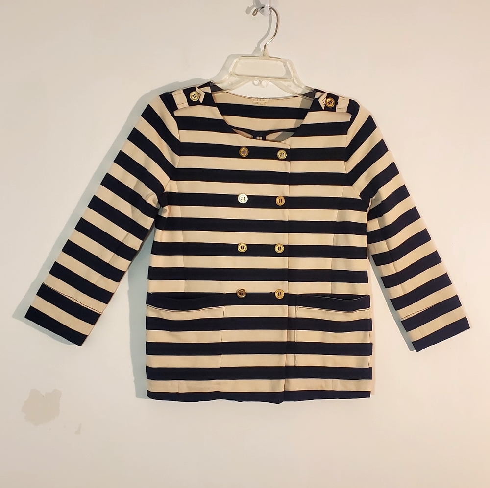 J. Crew Stripe Jacket